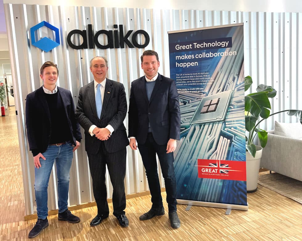 Alaiko's expansion to the UK Visit of Lord Dominic Johnson