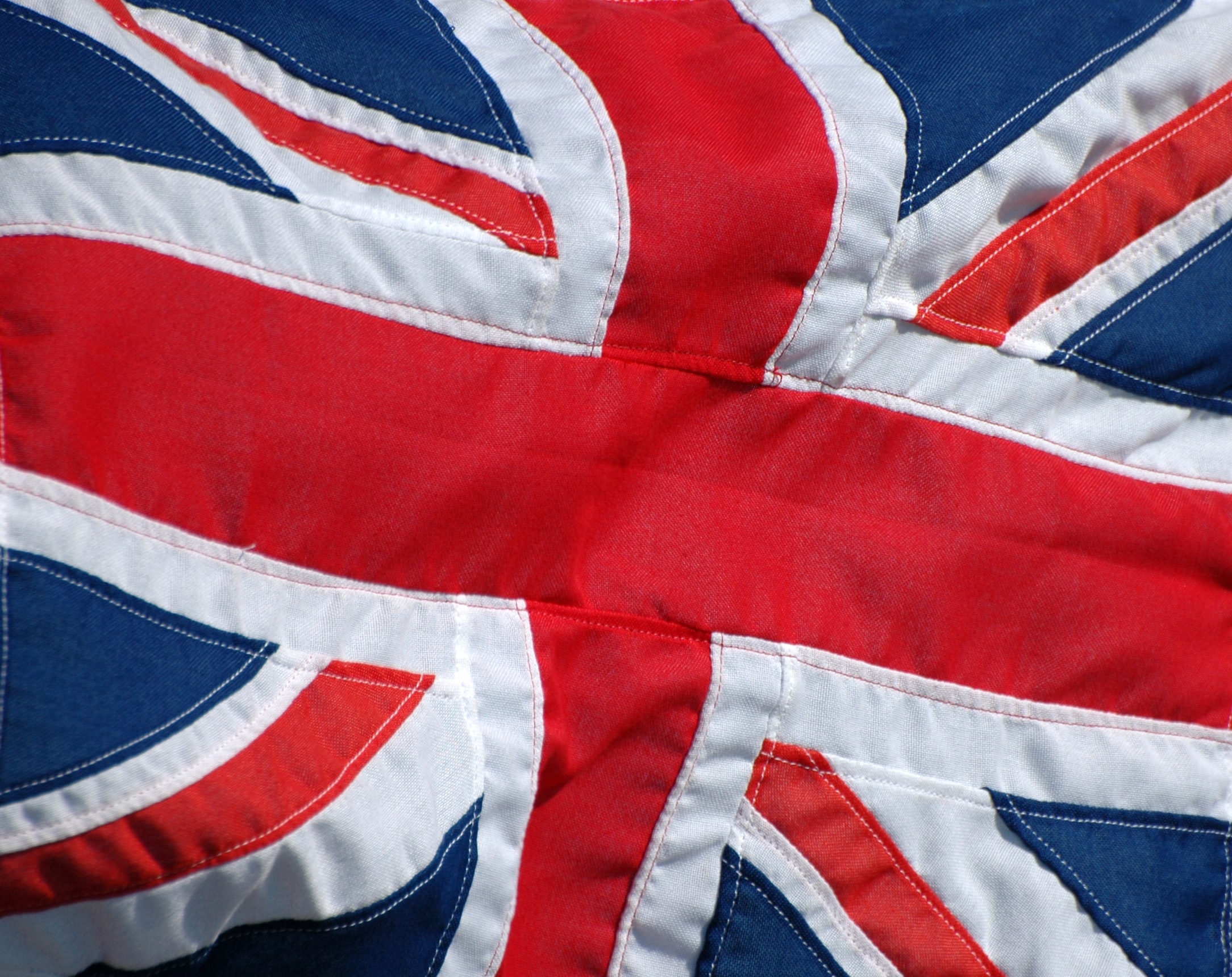 British-Flag Britische Flagge in Nahaufnahme