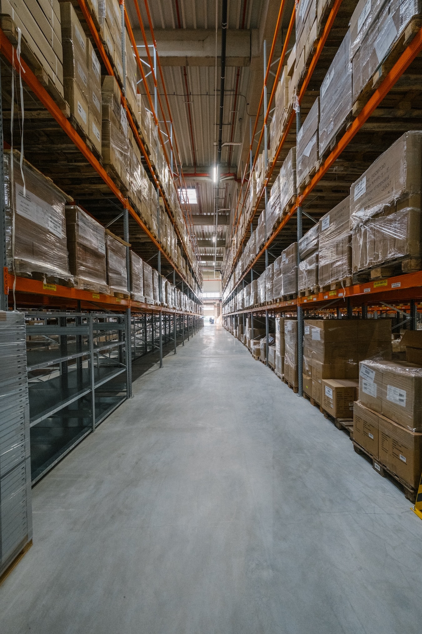 Inside view of a warehouse of atrikom fulfillment